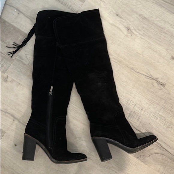 Franco Sarto knee high heeled boots - Picture 1 of 1